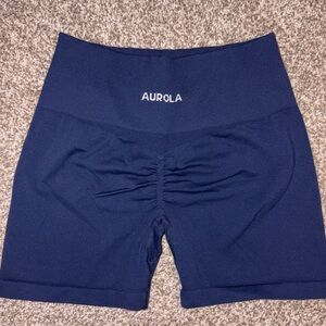 Women's Aurora Navy Workout Shorts